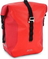 ACID Fietstas PRO - Waterbestendig - Reflecterende elementen - Inh. 15L - TPU - L38xB26xH16 cm - Vlam/Zwart