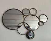 Spiegel goud - Wandspiegel open - Spiegel modern 100 cm