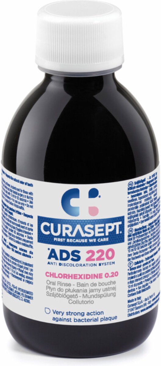 Goedkoopste 2x Curasept Mondspoeling 0,20 CHX 200 ml