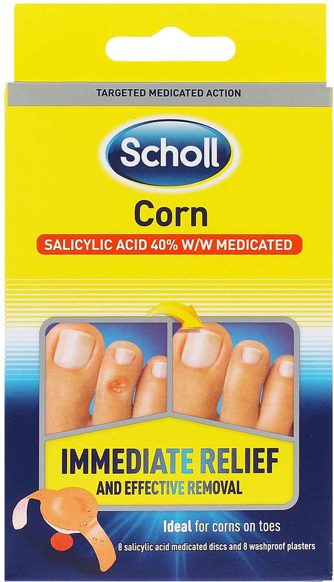 Scholl - Corn Removal Plasters ( 8 + 8 Pcs ) -