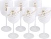 Moët & Chandon Ice - 6 stuks Champagne Glazen (Wit) - Acryl
