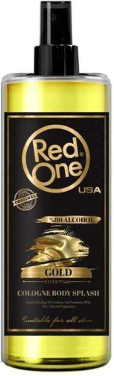 Redone - Cologne Body Splash - Gold - 400ml - 70% Alcohol