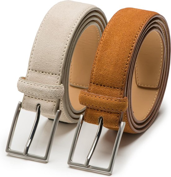 Suède Pantalon Riem Dames/Heren | 3,5cm breed | Riemmaat: 115cm (totale