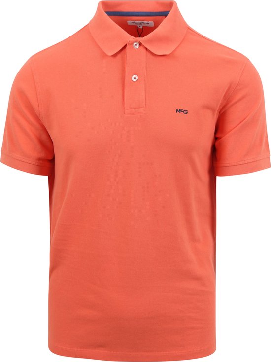 McGregor - Piqué Polo Koraalrood - Regular-fit - Heren Poloshirt Maat M