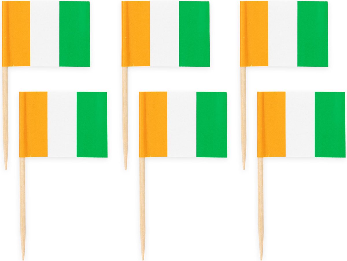 50x Cocktailprikkers Ierland - Hapjes Cocktail Tapas Zomer Terras