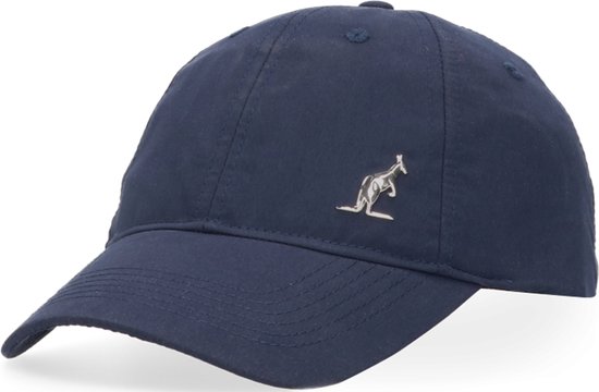 Australian cap met zilveren logo blauw