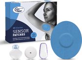 CureTape Patches - Sensor Pleisters - Blauw - Pleisters voor Freestyle Libre, Dexcom en Medtronic Guardian sensoren - 25 Stuk(s)