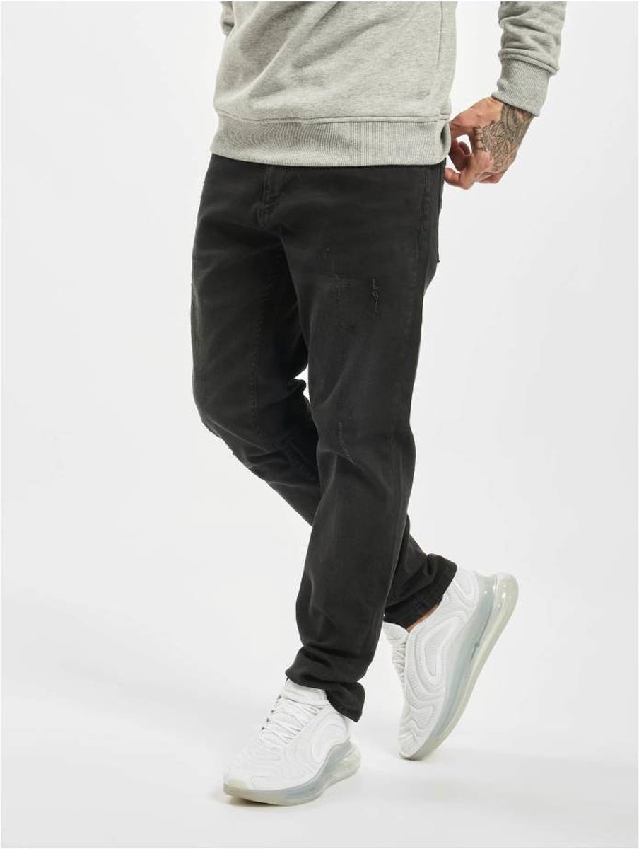 DEF - Tommy Slim Fit Jeans Broek rechte pijpen - 32/34 inch - Zwart