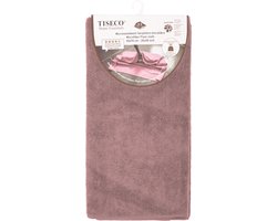 Tiseco Home Studio - Microvezeldweil ESSENTIALS - SET/6 - 85% PE, 15% PA - microvezel - ultra-absorberend - sneldrogend - duurzaam materiaal - 50x70 cm - Mauve