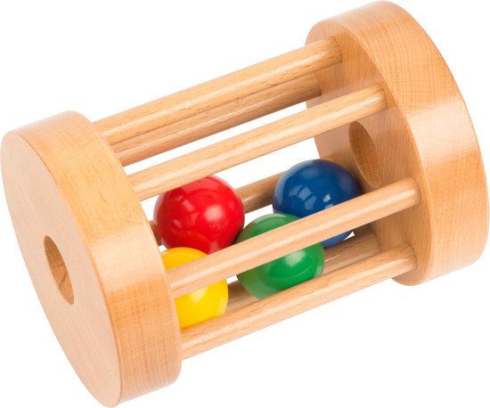 Rol de trommel | Educo | Educatief speelgoed 1 jaar | Houten speelgoed |  Sensorisch... | bol.com