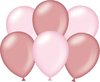 Party balloons - Metallic silver - rose gold