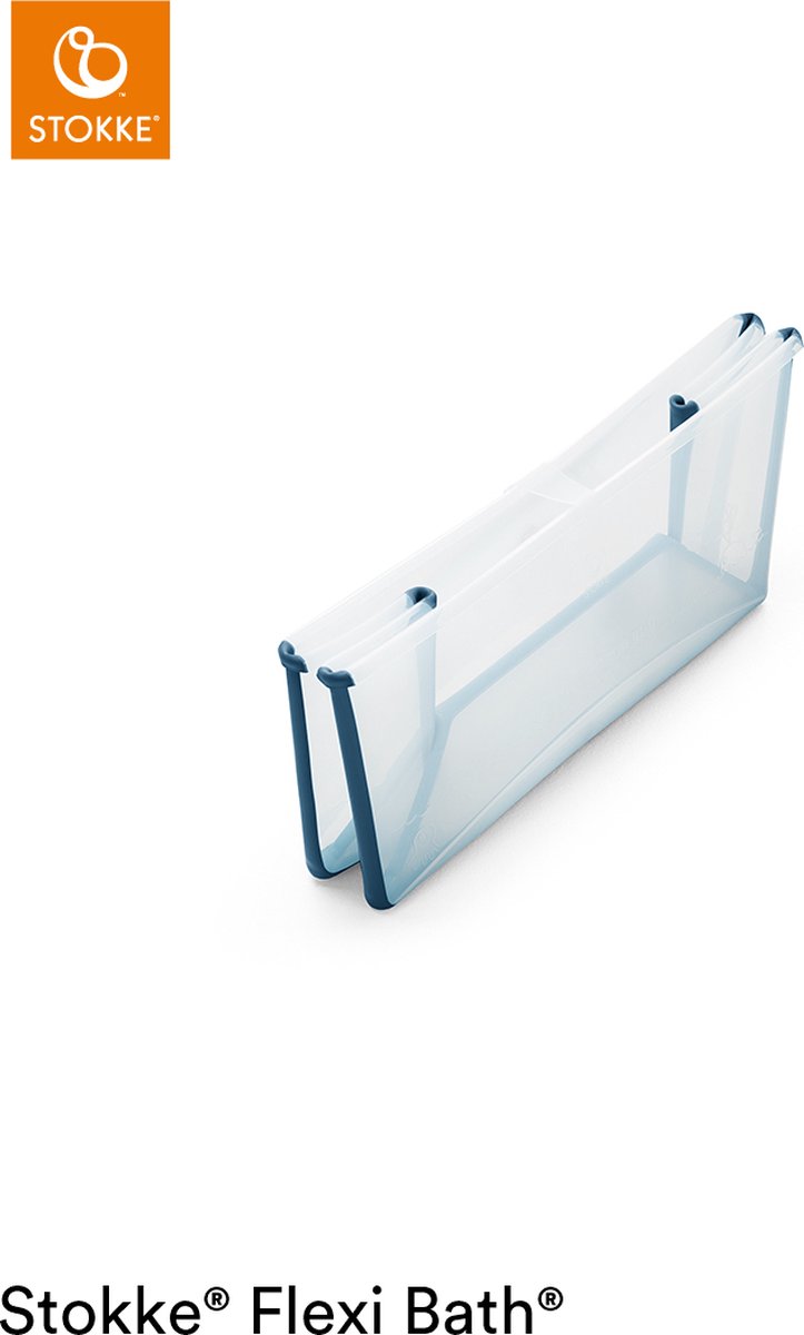 Baignoire FlexiBath XL - X-Large STOKKE – Transparent bleu