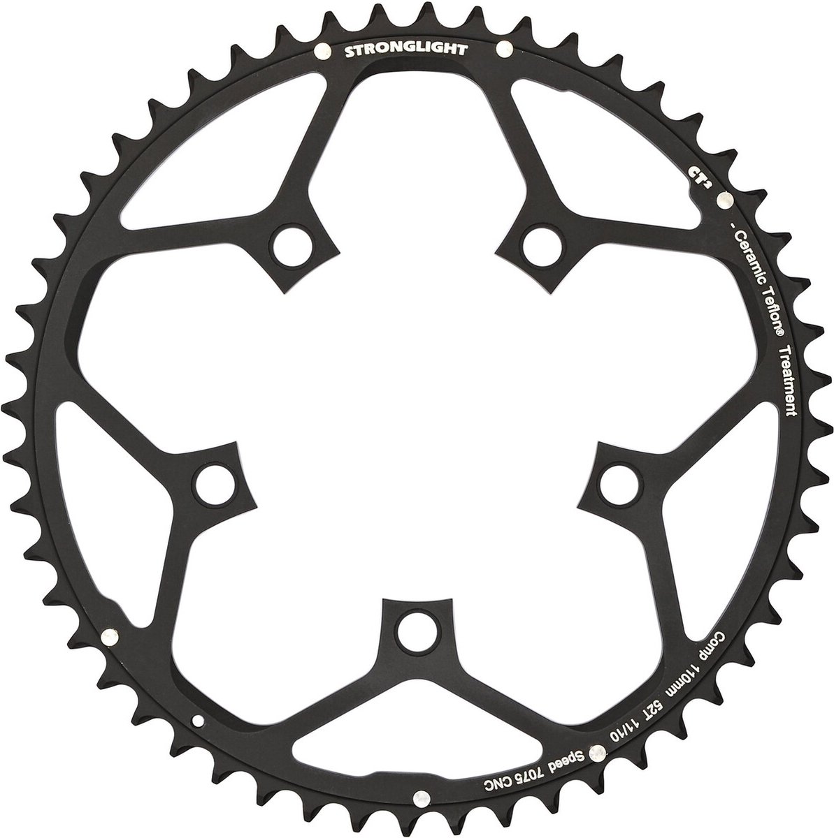 Stronglight Ct2 110 Bcd Campagnolo Kettingblad Zwart 48t