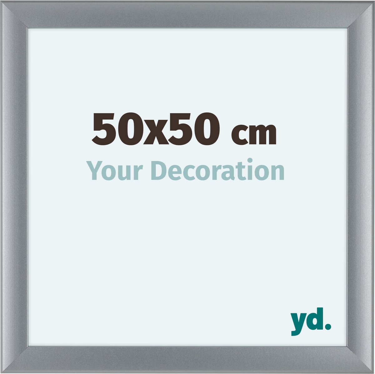 yd. Your Decoration - Fotolijst 50x50 cm - MDF - Zilver Mat - Como