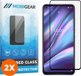 Mobigear - Screenprotector geschikt voor Wiko View 5 Glazen | Mobigear Premium Screenprotector - Case Friendly - Zwart (2-Pack)