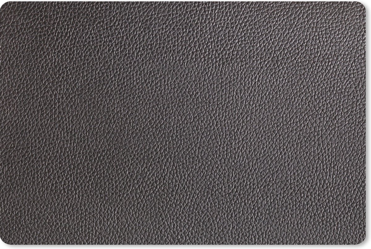 Muismat XXL 90x60 cm - Bureau onderlegger - Bureau mat Leer - Lederlook - Zwart - Licht - Bureaumat - Gaming mousepad xl - Bureaulegger groot - Computer deskmat
