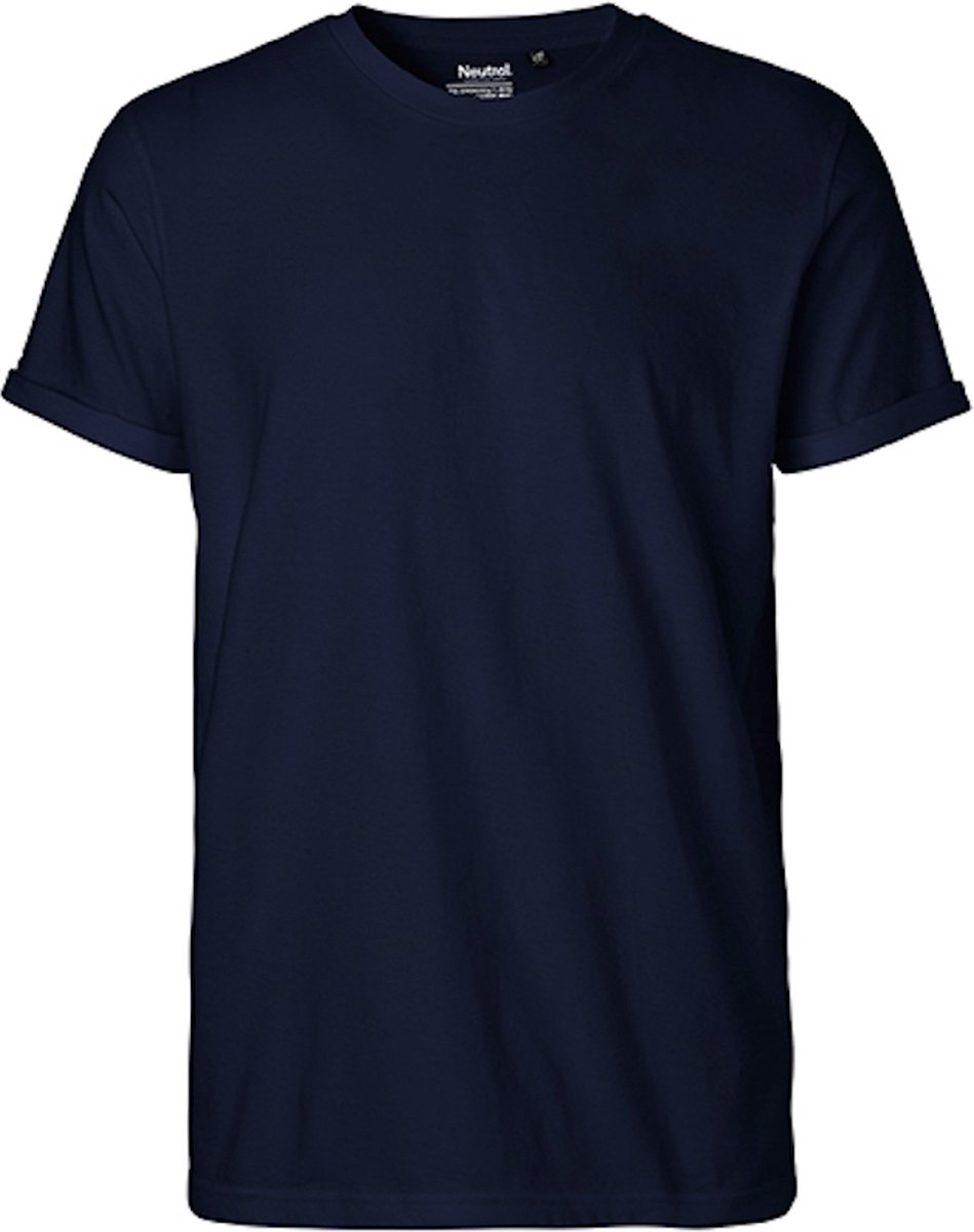 Neutral Men´s Roll Up Sleeve T-Shirt NE60012 - Navy - M