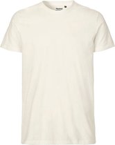 Fairtrade Men´s Fit T-Shirt met ronde hals Natural - XL