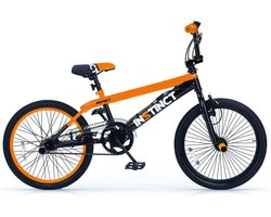 BMX freestyle BEAST Jill - 360 graden draaibaar - 20 inch wielmaat - Fietsende jongens - Framemaat 28cm - Zwart/oranje