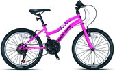 Vélo pour enfant à 21 vitesses - 20 pouces - Femme/fille - Vélo de route - taille de cadre 28cm - Rose