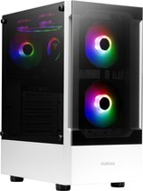 GAMDIAS - Talos E3 - Wit RGB Gaming Case - Game PC / Computer Behuizing - RGB LED Verlichting