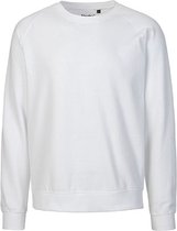 Fairtrade unisex sweater met ronde hals White - XS