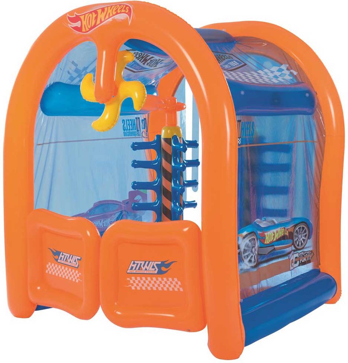 Bestway Hot Wheels Car Wash Center Opblaasbaar Speelgoed Veelkleurig
