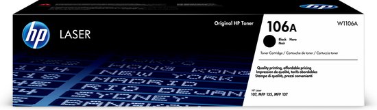 Original Toner HP 106A Black