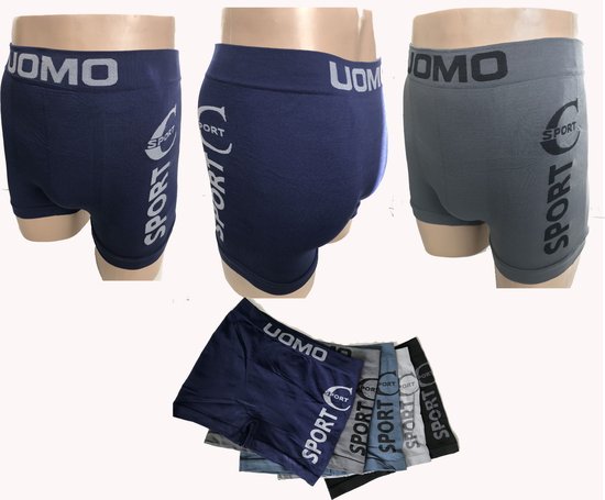 Boxershoerts homme UOMO sans couture 6 pièces (XL / XXL)