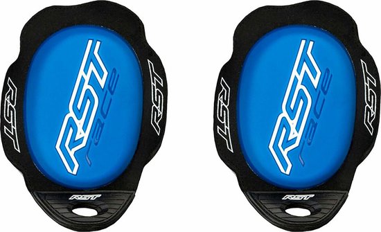 RST TPU Standard Knee Sliders With Puller Blue White -