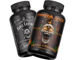 Combi pack - Classic Whiskey Smelling Salt + Pumpkin Spice Smelling Salt - 2x 100ml Smelling Salt - Skull Crusher® Image