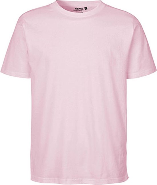 Fairtrade Unisex T-Shirt met korte mouwen Light Pink - XXL