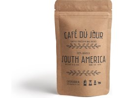 Café du Jour 100% arabica Zuid-Amerika 250 gram vers gebrande koffiebonen