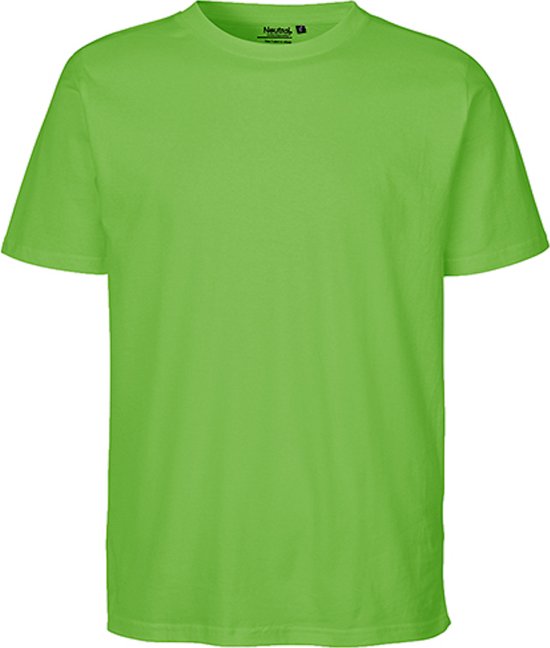 Fairtrade Unisex T-Shirt met korte mouwen Lime - XXL