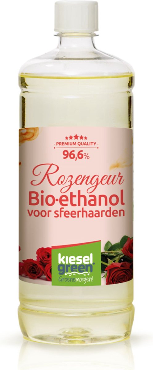 Bio ethanol met Rozengeur - Premium bio -ethanol - 100% biobrandstof -1 liter