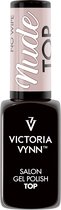 Nieuw! Victoria Vynn – Top Coat Secret Nude No Wipe 8 ml - glanzende nude topcoat - hoogglans - gellak - gelpolish - gel - lak - polish - gelnagels - nagels - manicure - nagelverzorging - nagelstyliste - uv / led - callance
