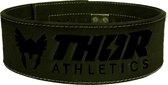 Thor Athletics Lifting Belt - Powerlift Riem - Fast Clip Sluiting - Lever Belt - Krachttraining Accessoires - Groen - Maat (XL)