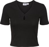 Noisy may T-shirt Nmmaya S/s O-neck Cutout Top Noos 27024165 Black Dames Maat - S