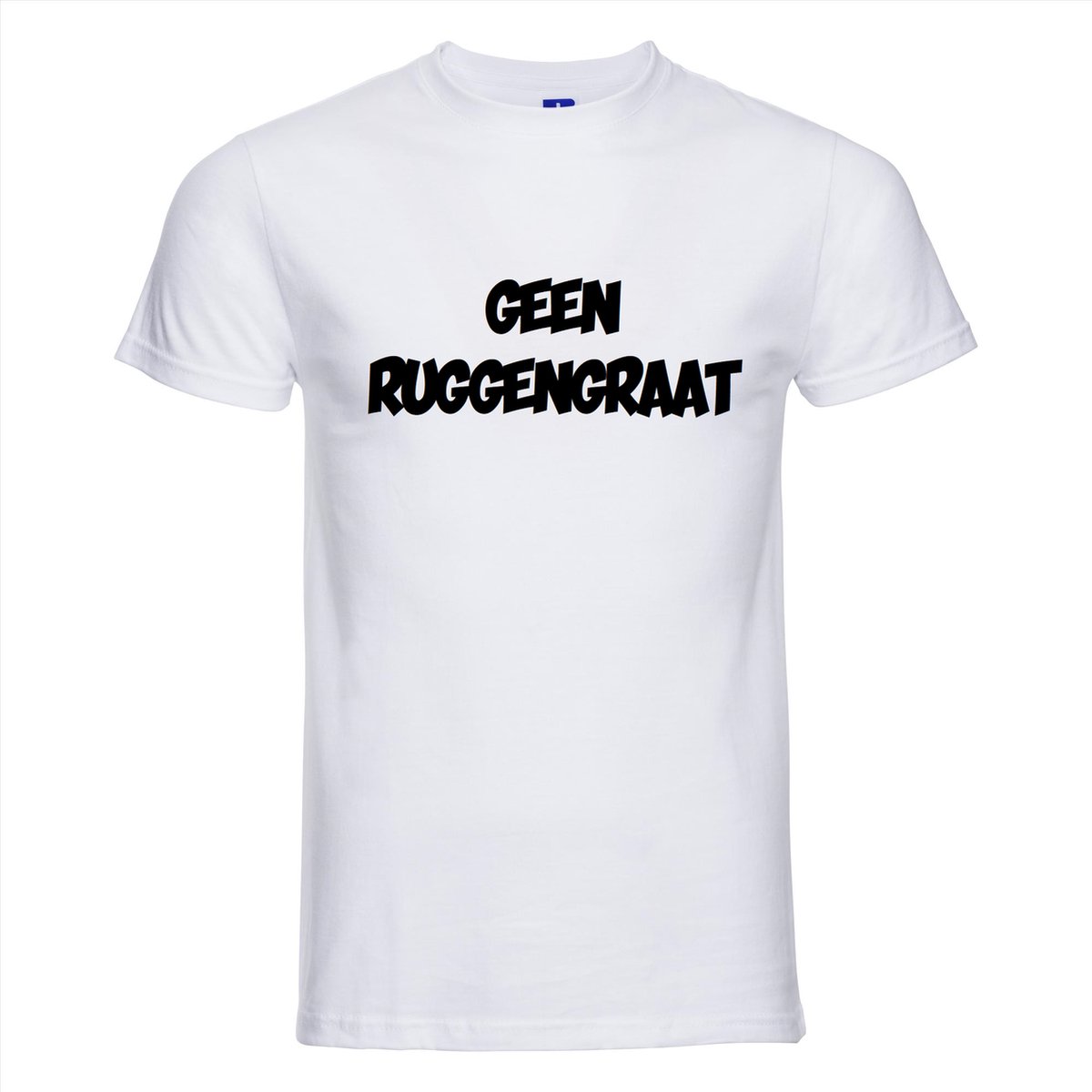 Ruggengraat T-shirt | Grappige tekst | T-shirt tekst | Feest Shirt | Tshirt | Wit Shirt | Ruggengraat | Feest | Party | Carnaval | Maat S