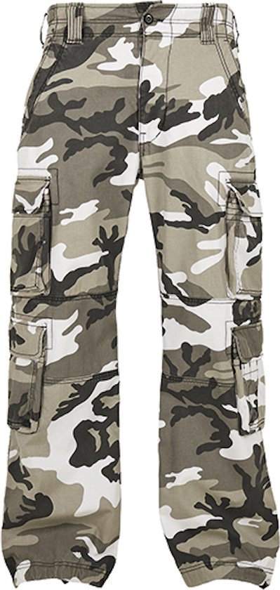 Pure Vintage Trousers Cargobroek met zijzakken Urban Camo - 5XL