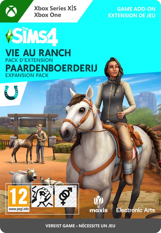 The Sims 4 Horse Ranch Expansion Pack - Xbox Series X|S & Xbox One Download  | Games | bol