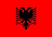 Albanie Vlag 120x180cm