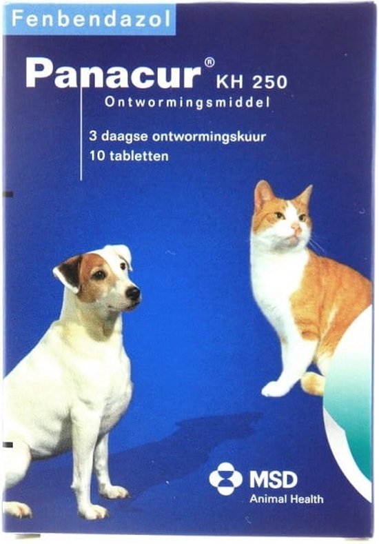 Fremmedgørelse rynker Afhængighed Panacur Ontworming - Hond En Kat - 10 Tabletten | bol.com
