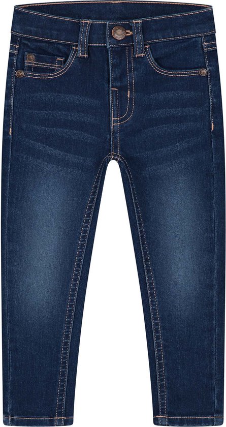 Prénatal Jeans Kinderen Maat 98 - Donkerblauw Denim - Spijkerbroek Kinderen Skinny - Kinderkleding