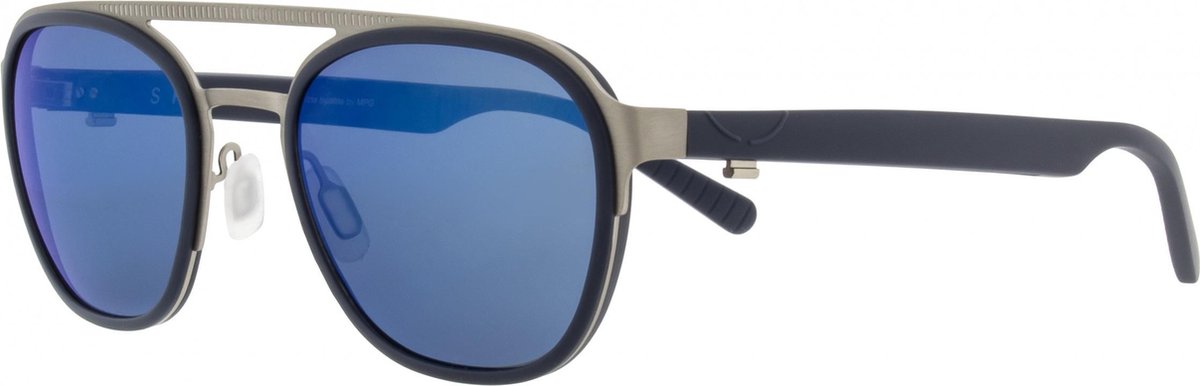 Spect Eyewear Sportzonnebril Clifton Matzilver/blauw (002p)