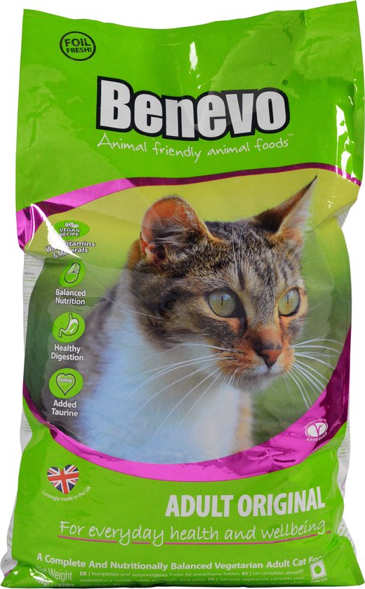 Benevo Kat - Brokken - Vegan - Duurzaam - Goede spijsvertering - Taurine Toegevoegd