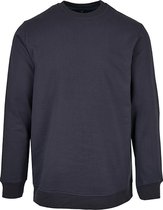 Basic Crewneck Sweater met ronde hals Navy - 3XL