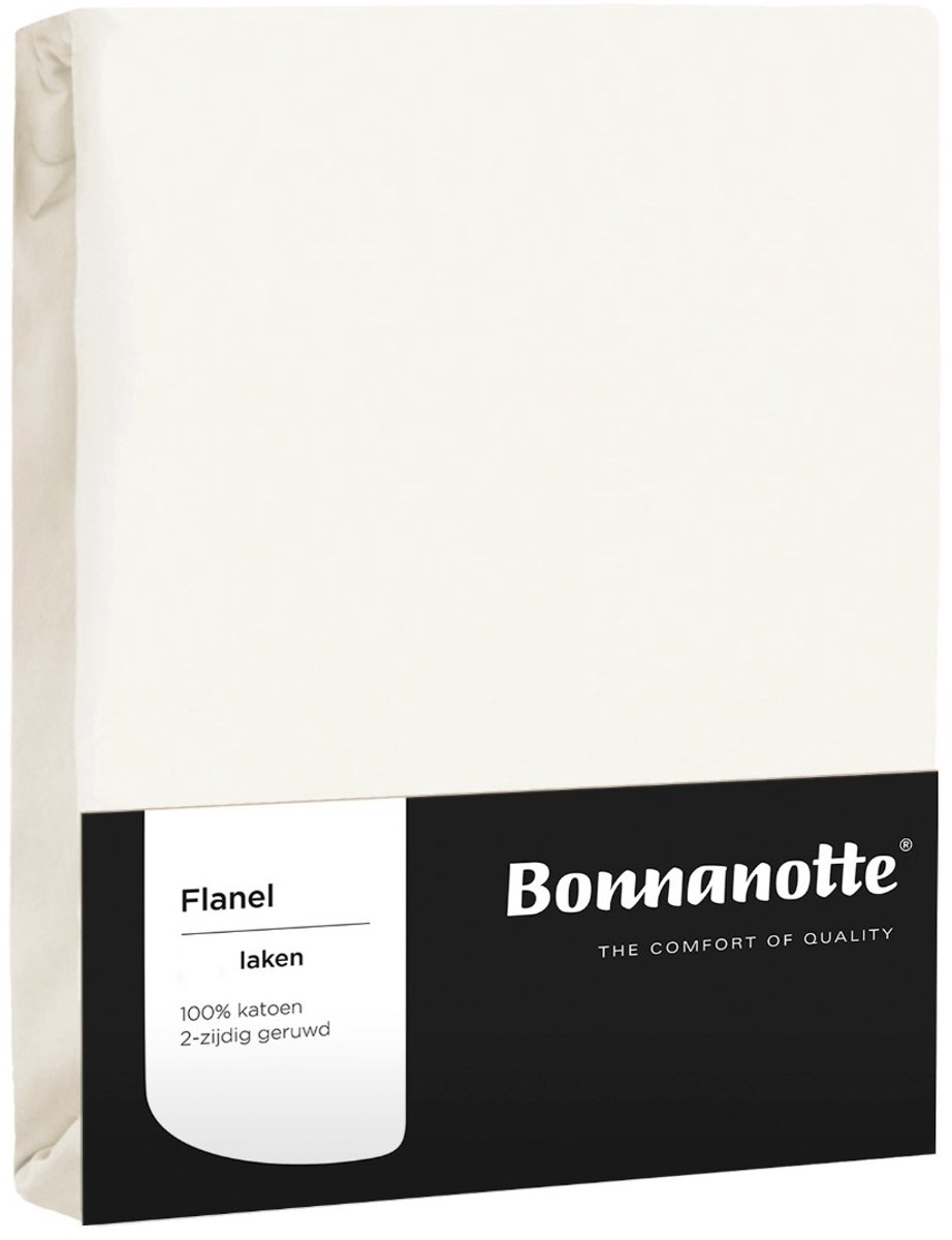 Bonnanotte Laken Flanel - Off white 240x270