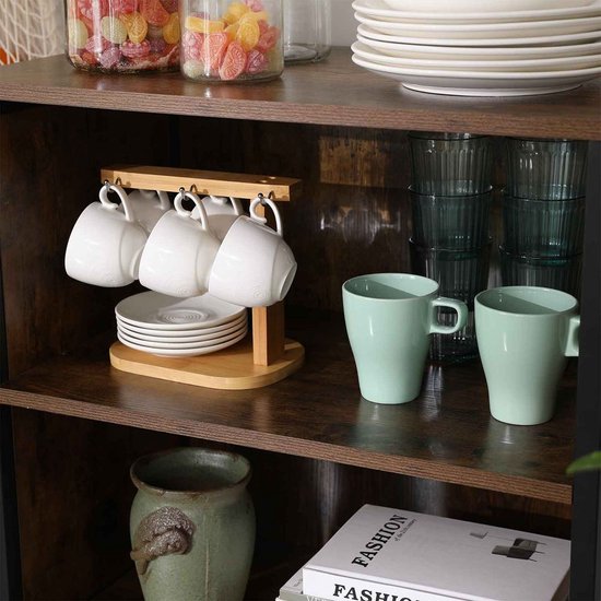 Boekenkast MOSBJERG 10 schappen wit