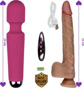 PlayToys - Coffret cadeau érotique - Toys pour couples - Vibromasseur - Gode - Sextoys pour hommes et femmes - Stimulant pour clitoris - Stimulant pour point G - Siliconen